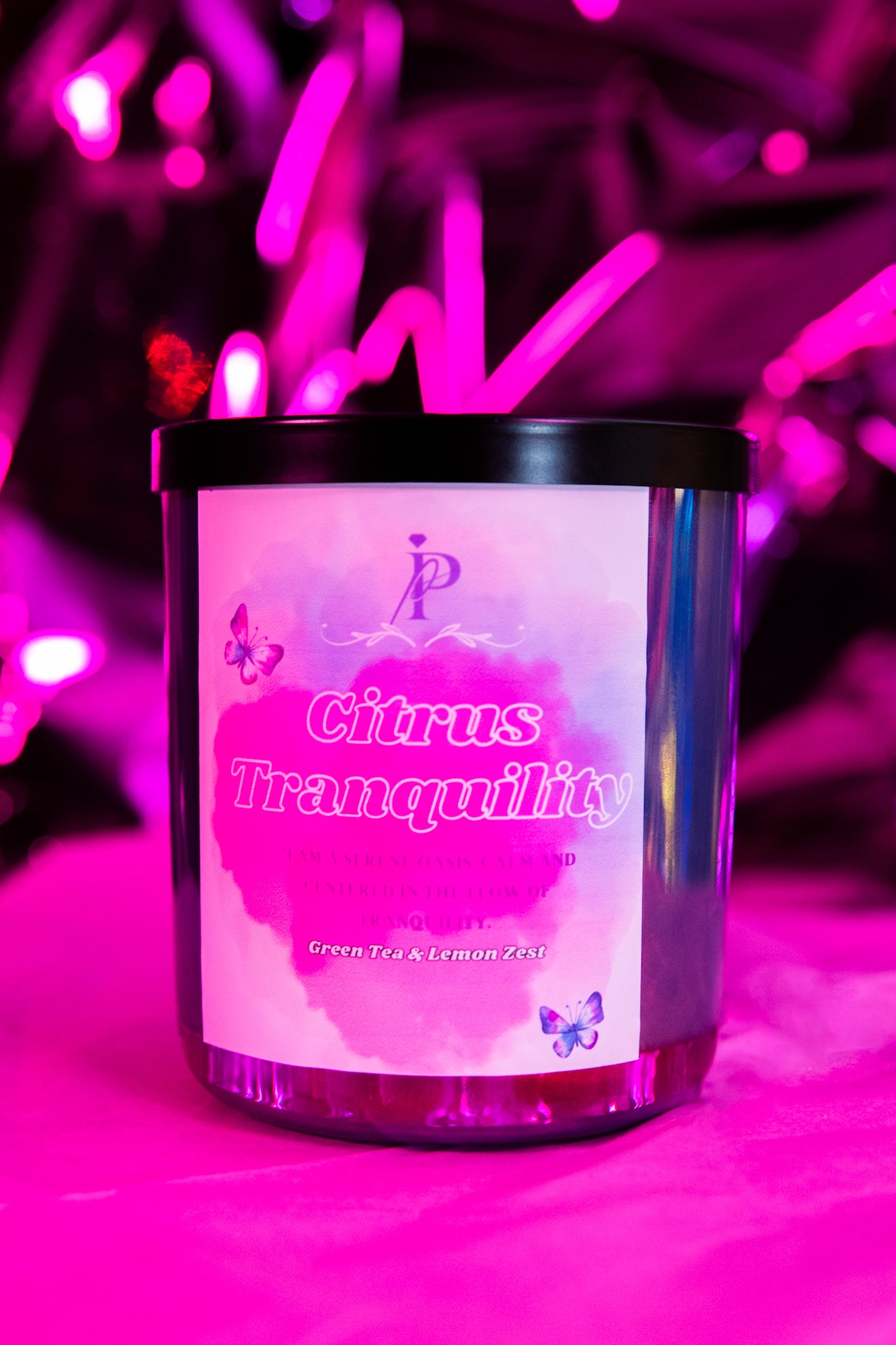 Citrus Tranquility - Lemon Zest & Green Tea Soy Candle